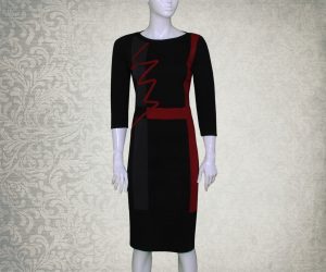 Ženska haljina SAMIA -poslovni look